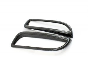 FIAT 500 ABARTH Rear Light Reflector Trim - Carbon Fiber - European Model